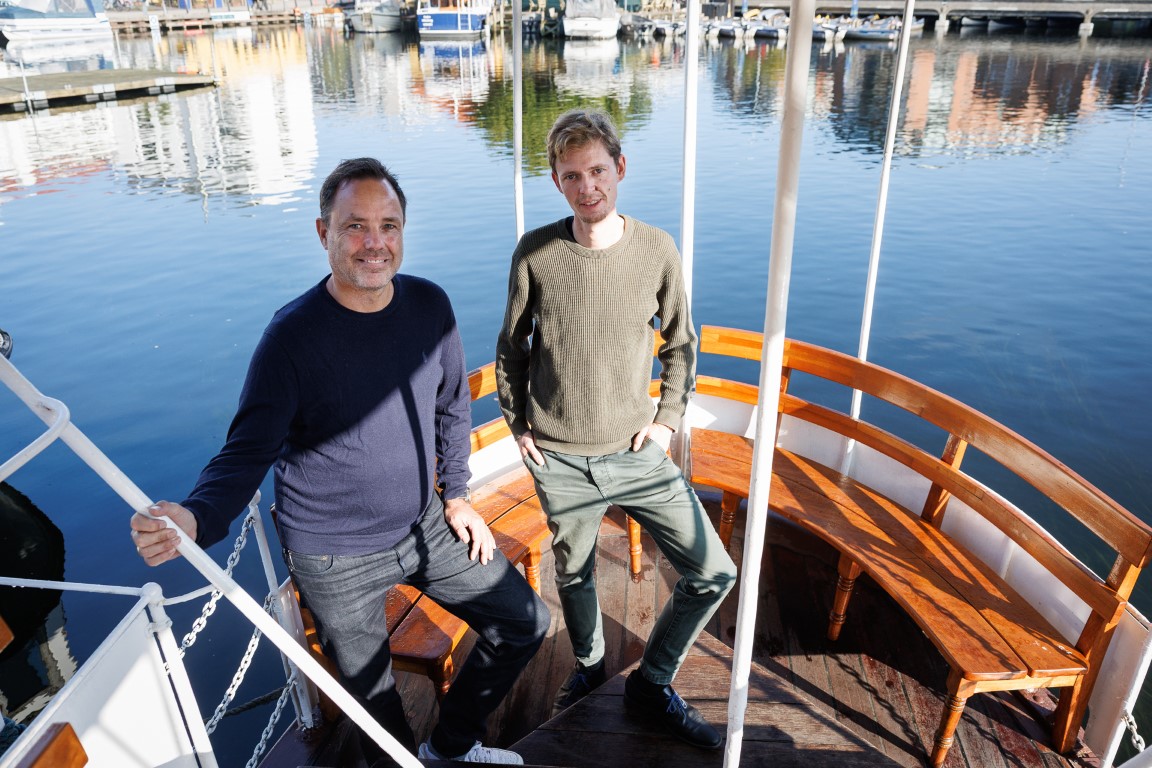 Tommy Gubi Duelund (tv.) og Christoffer Josefsen er begge meget bevidste om den store opmærksomhed, der er på Hjejlen i det daglige.